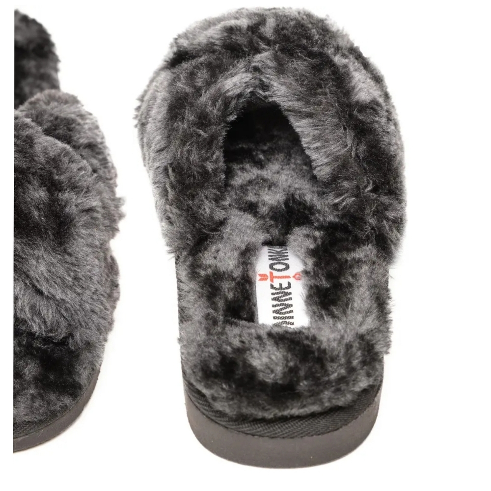 Lilly Faux Shearling SlippersMINNETONKA - Picture 3 of 9